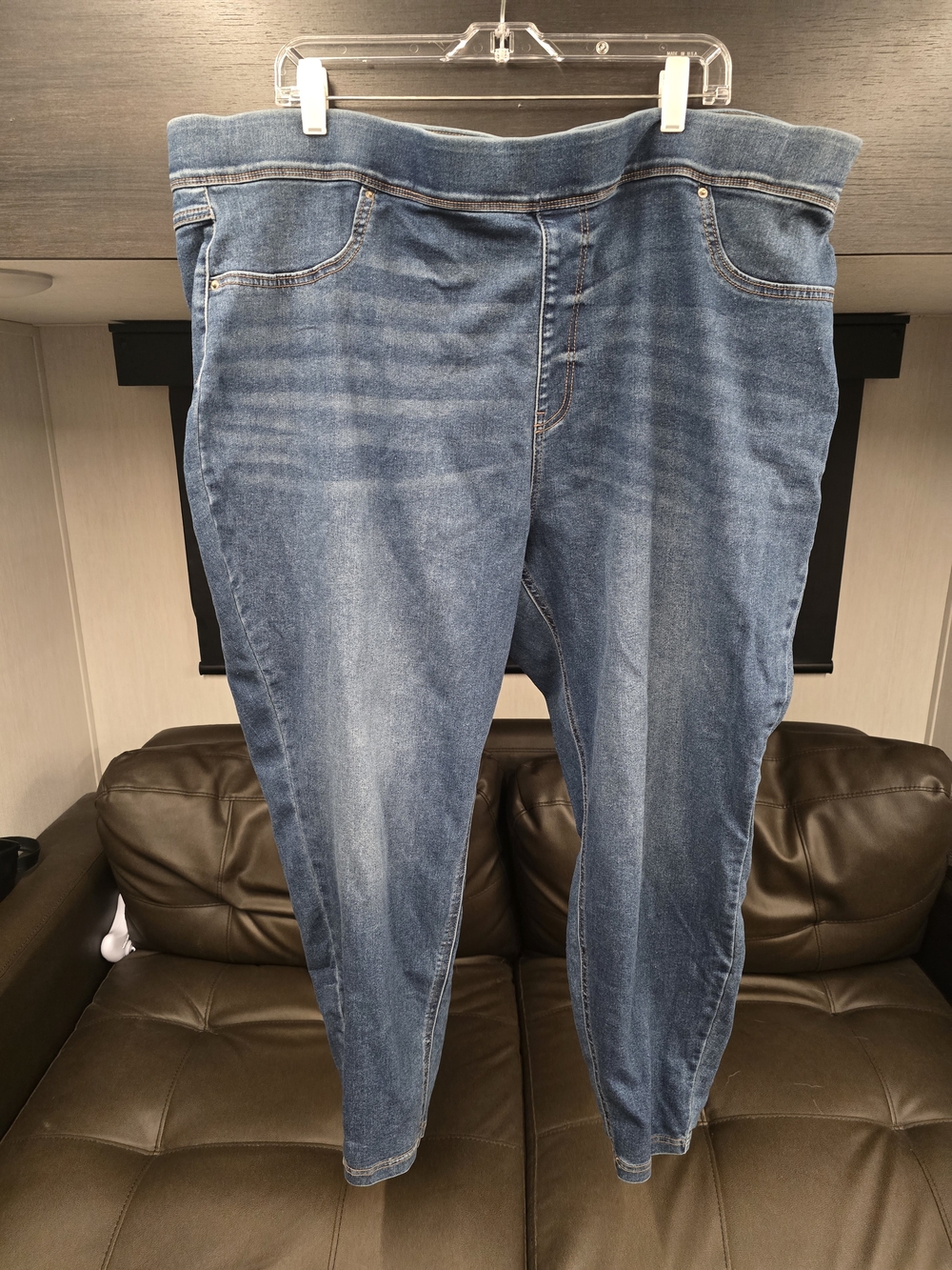 Terra & Sky Blue Stretch Pull-On Jeggings